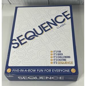 SEQUENCE- Original SEQUENCE Game with Folding Board, Cards and Chips by Jax NEW